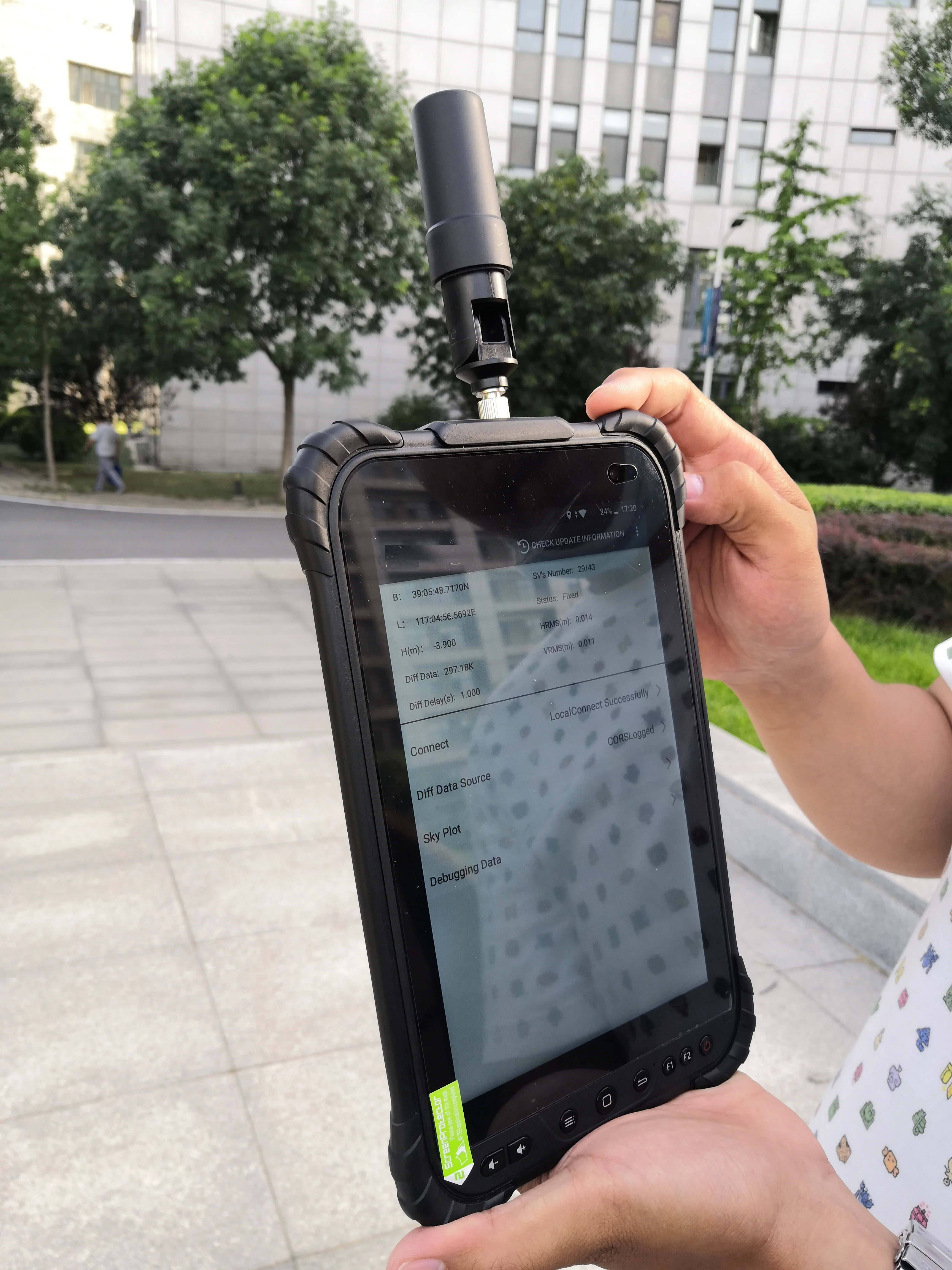 5G Network Android GIS Tablet Console GIS Data Collector A800 High Accuracy Handheld GPS Survey GIS Data Collector  CHC LT700H