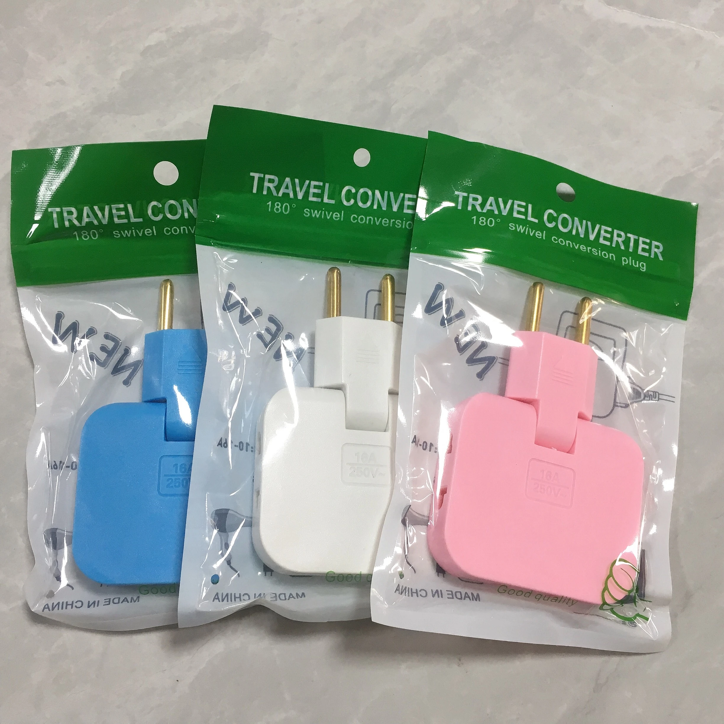 EU Plug 3 AC Outlet Power Strip Multiprise 1 Convert 3 Extension Electrical Socket 180Rotating Fulfillment Socket AC Adapter