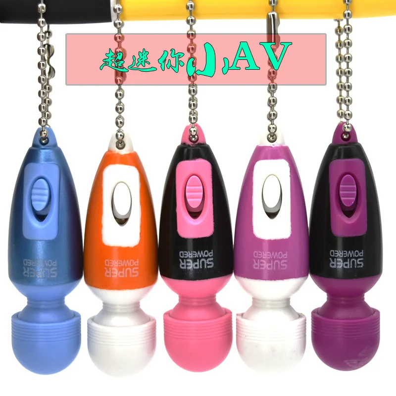 YPM Keychain Mini Wand AV MESSAGE Vibrator G-Spot Vibrating Egg Small Bullet Clitoris Stimulator Sex Toys for Woman