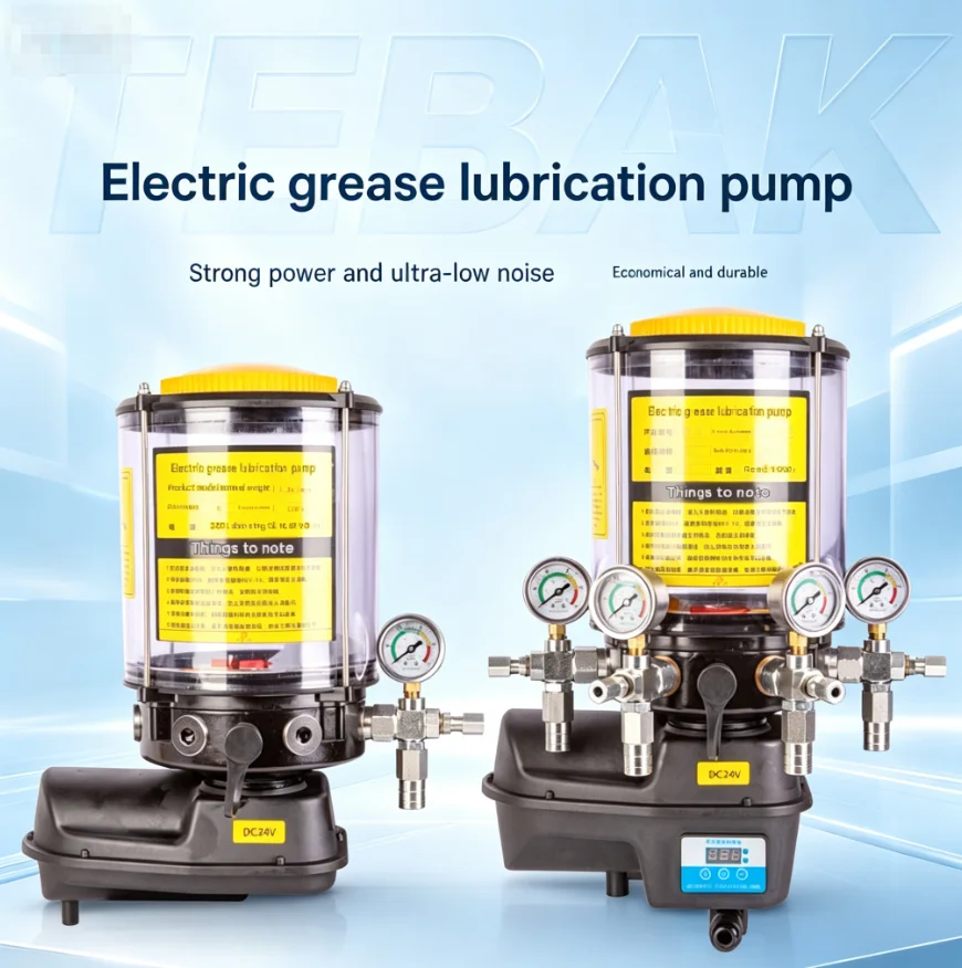 Fully Automatic Electric Grease Lubrication Pump 24V/220V/380V Auto Refuel Butter Pump for Construction Engineering Machinery