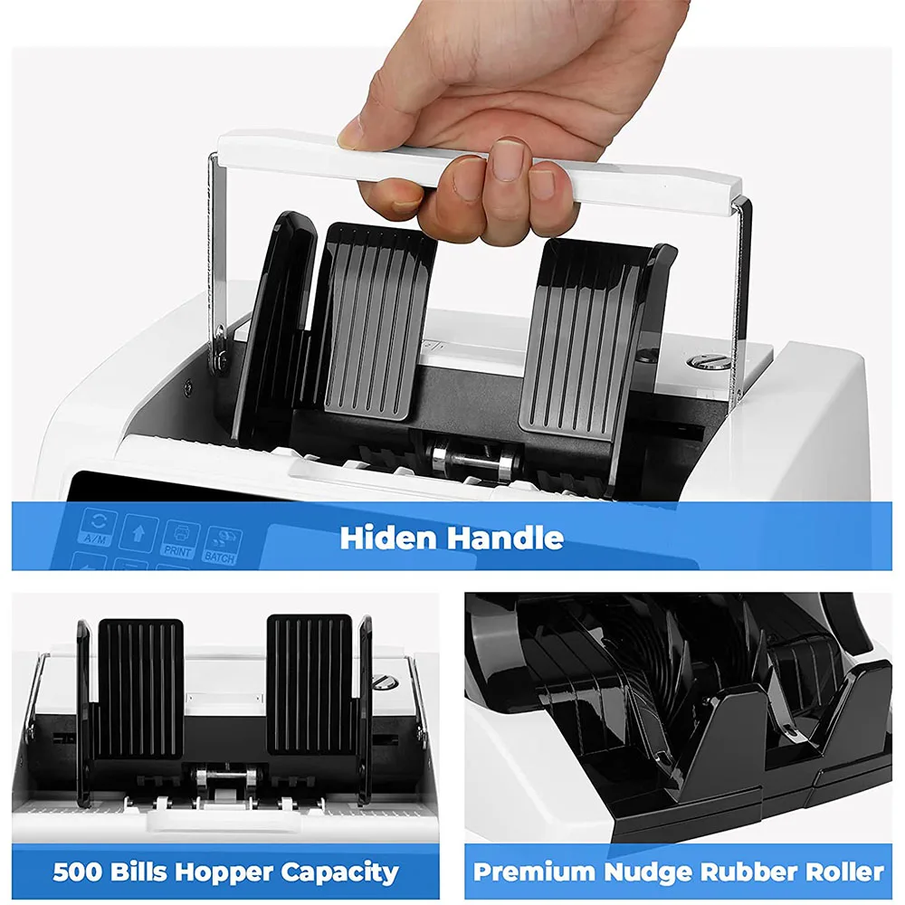 Ce Rohs Approval Cash Counter Reliable Money Detecting Machine