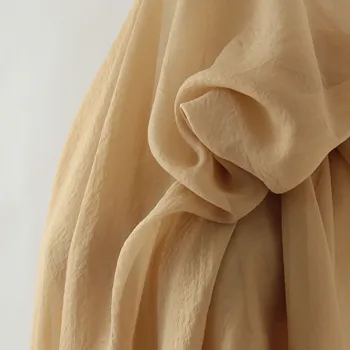 100% Polyester Crepe Crinkle Silk Satin Shiny Glitter Light Weight Chiffon Fabric For Dress/veil/silk scarf/clothing