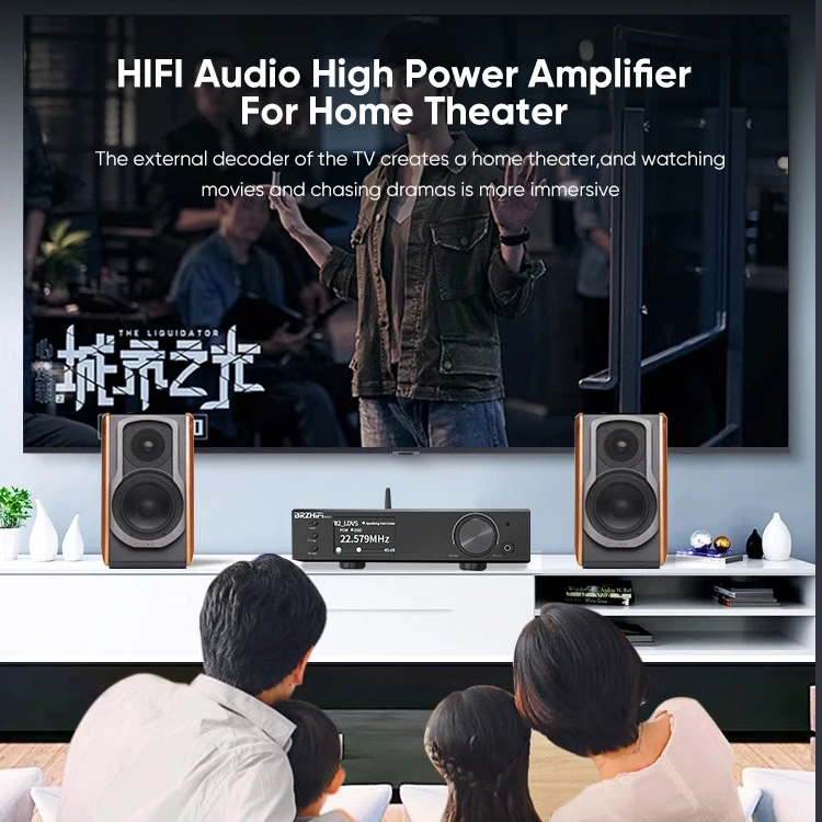 BRZHIFI Dual Core ES9038PRO Aluminum Home Audio BT5.0 LDAC APTX Hifi Level DAC Amplifier supplier