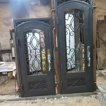 rod iron entry doors