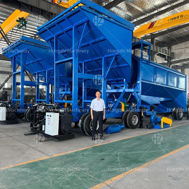 Gold Mining Rotary Trommel Screen Mobile Gold Washing Machine Trommel Soil Washing Machine
