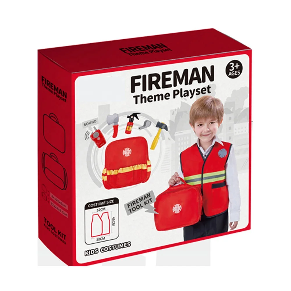 HW Хэллоуин астронавт Малыш Косплей Костюм Полицейский солдат пожарная Униформа ролевые игры платье Детский