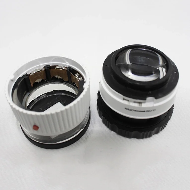 Portable TH9006B 30X Magnifying Glass with Led Scale Loupe Lens Magnifier