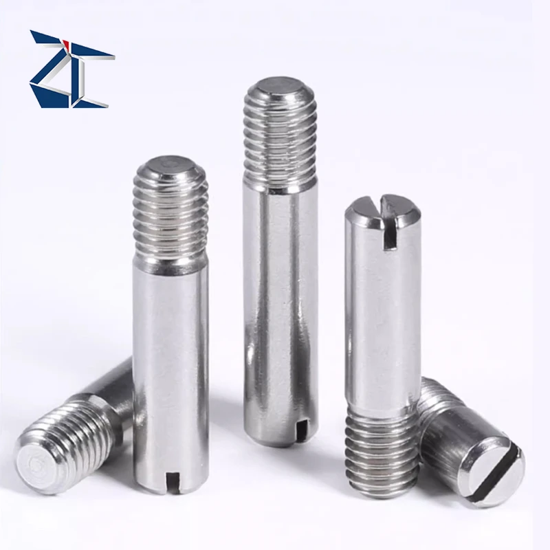 Secure Payment Slotted Headless Screws 18-8 Stainless Steel SS304 SS316 Slotted Headless Screw