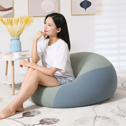 Spandex material sofa Custom size Bean Bag Adjustable Breathable Soft Lazy Lounger Bean Bag Chair NO 5