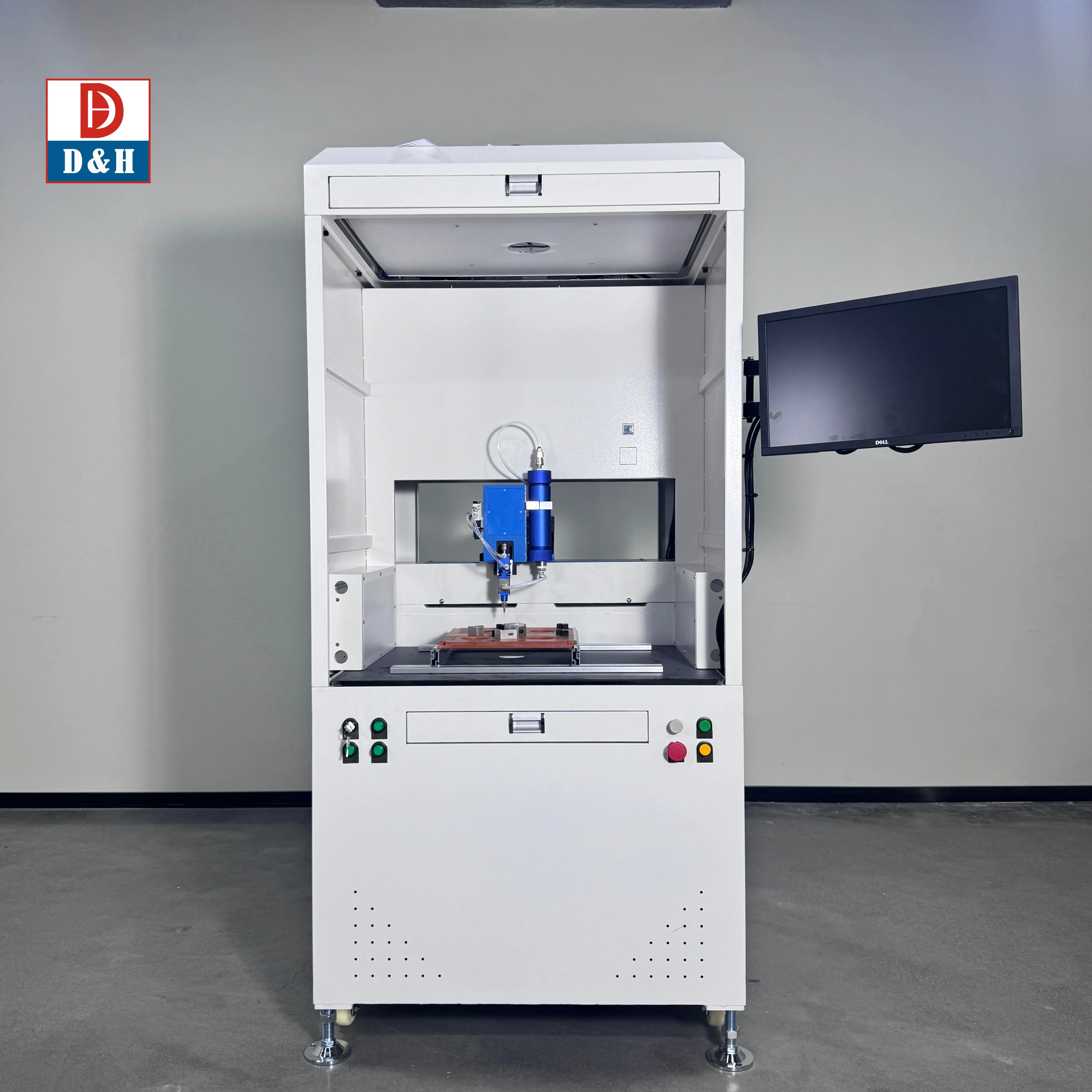 Máquina de distribución de pegamento de una parte CCD Visual Capacidad del tanque 60L 0