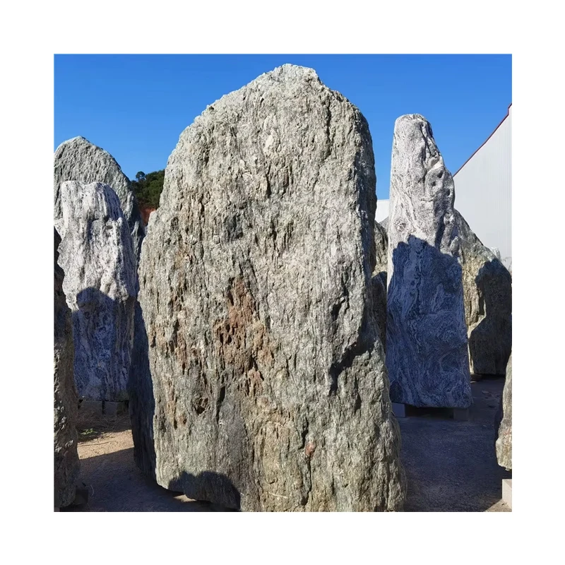 Modern Garden Rock Large Landscape Rock Custom Size Natural White Granite for Hotel Landscaping Design Prices