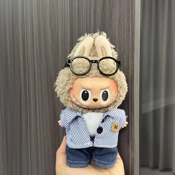 2025 Wholesale Sale Labubu Baby Clothes Set First and Second Generation Vinyl Plush Doll Accessories 15-17cm Soft Toy Style