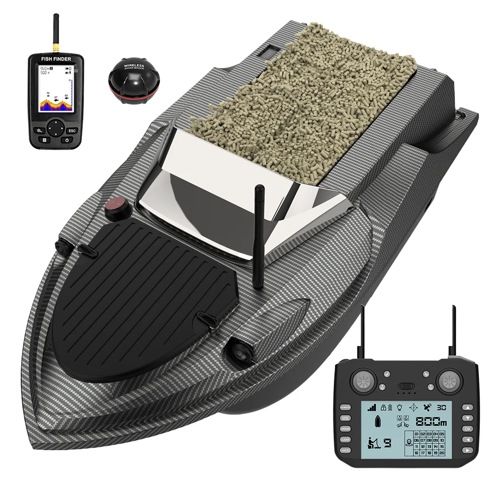 V080 Auto Return GPS Sonar Fish Finder High Speed Bait Boat
