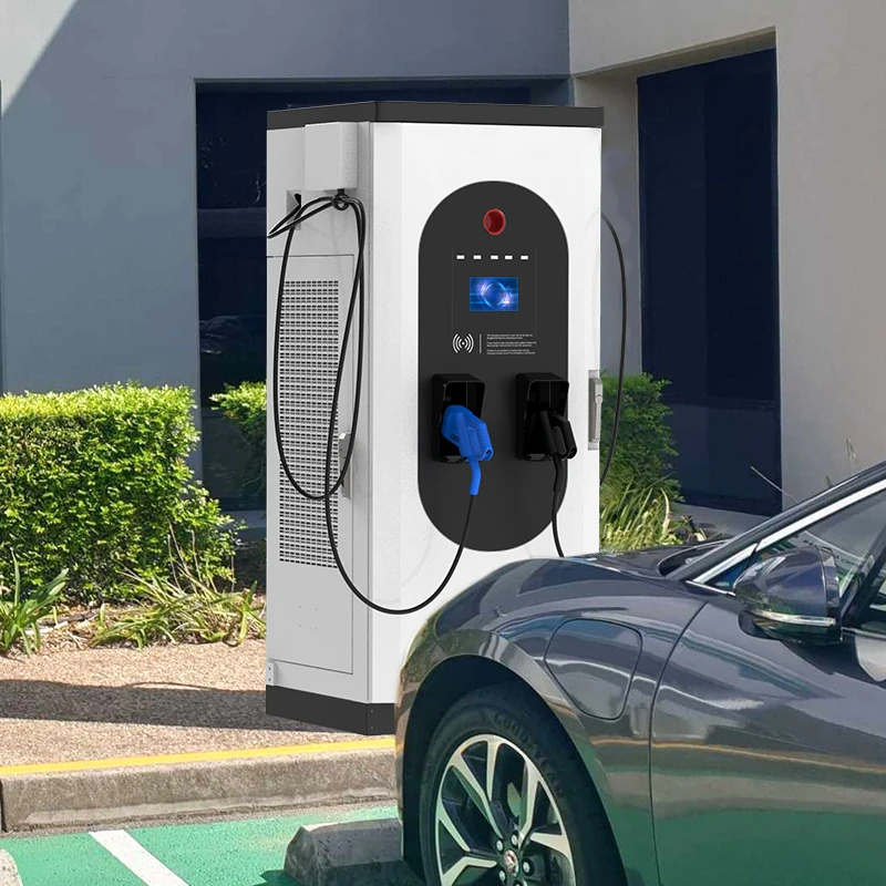 ISO15118 Standard 2 guns CCS Car Charger Fast Charging 120kw EVSE level 3 dc ev charge stations