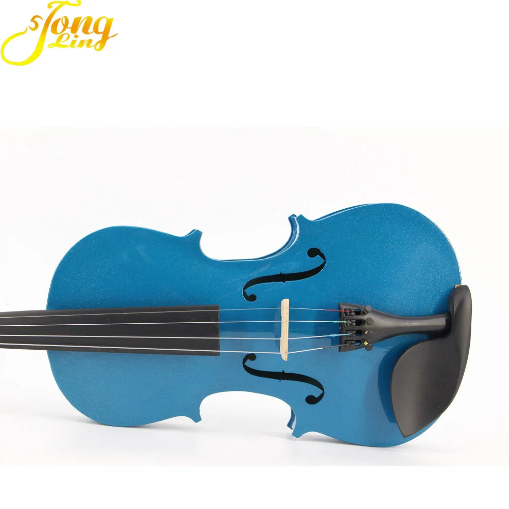 バイオリン 4/4 バイオリン無垢材パープルアコースティックバイオリン