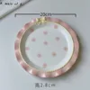 Pink bow plate