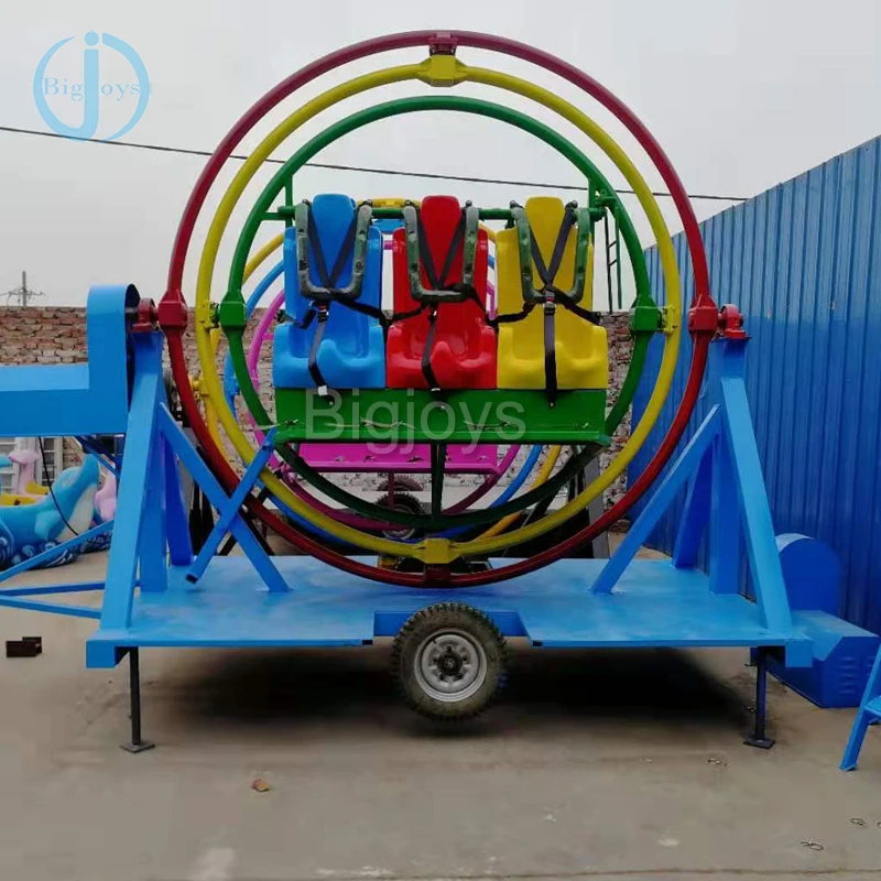 Amusement Ride Portable Park Thrill Rides Carnival Games Trailer 3D ...