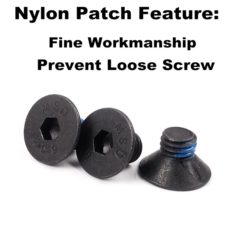 Nylon Lock Patch Thread Hex Socket Button Head Set Screw