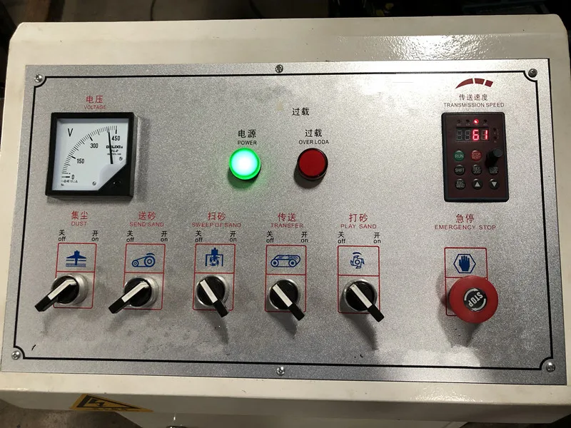 LED Mirror Glass Processing Sandblasting Horizontal Automatic Glass Frosting Machine