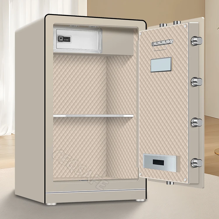 CEQSAFE TUYA APP WIFI Biometric Fingerprint Digital Safe Box Heavy Security Steel Money Electronic Safes for Home Office Hotel