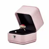 Scatola anello rosa