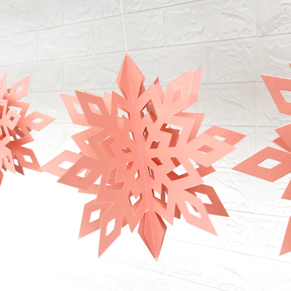 Metal 3D Snowflakes