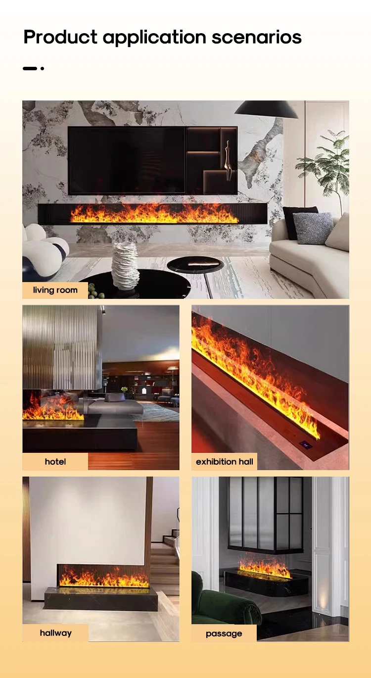 Electric Fireplace, 70-300cm, LED - detail 24