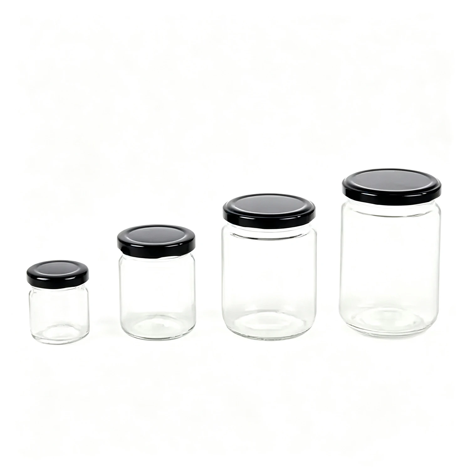 100ml / 150ml / 200ml Kleine Runde Glas-marmeladengläser Mit Deckel Aufbewahrungsgläser Für Lebensmittel