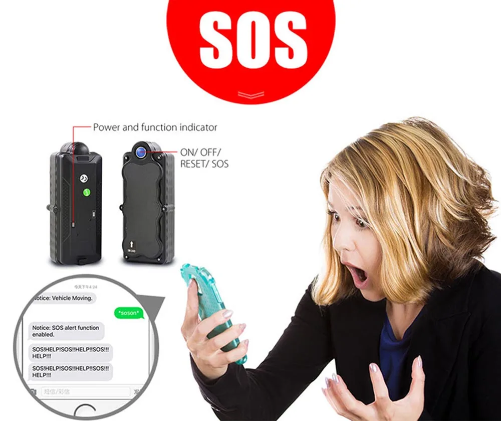 TK20 20000mAh Magnetic Drop Alert GPS Tracker 2G Gsm Free APP Monitoring Vehicle GPS Tracking System