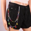 Bear-shaped pants chain, double-layered