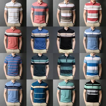 High-end polo shirt cotton lapel summer new half sleeve T-shirt short sleeve T-shirt clothing men wholesale