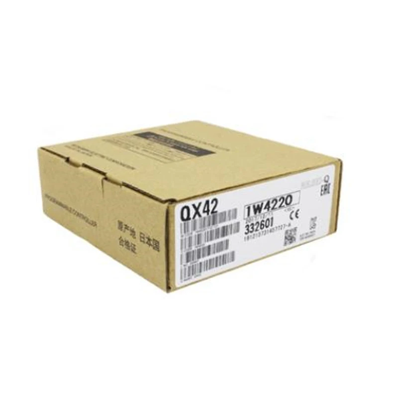 नया मूल QX42 MELSEC-Q श्रृंखला डिजिटल इनपुट मॉड्यूल। यह उच्च-घनत्व वाले विभाजित इनपुट चैनल प्रदान करता है जो क्षेत्र में डिजिटल संकेतों को स्थिर रूप से एकत्र करने के लिए उपयोग किए जाते हैं। तीव्र संकेत प्रतिक्रिया और उत्कृष्ट व्यवधान प्रतिरोध की विशेषता है