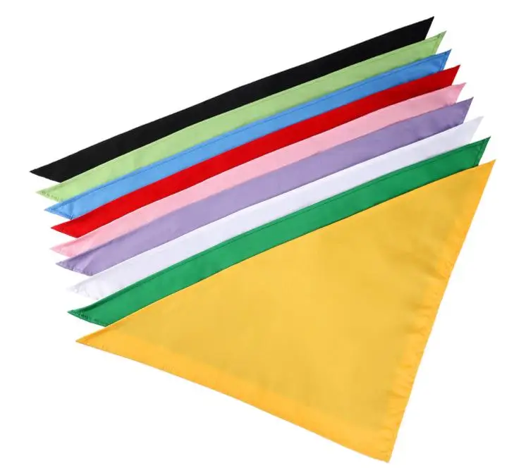 Custom Logo Designer Sublimation Blanks Cotton Scarf Bandana for Cats Pets Bandanas Dogs Birthday Holiday