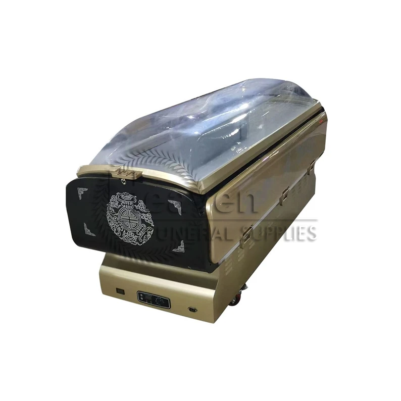 European Style Coffin Refrigerator Funeral Equipment Mortuary Freezer with Air Condition for Frozen Coffin Caskets