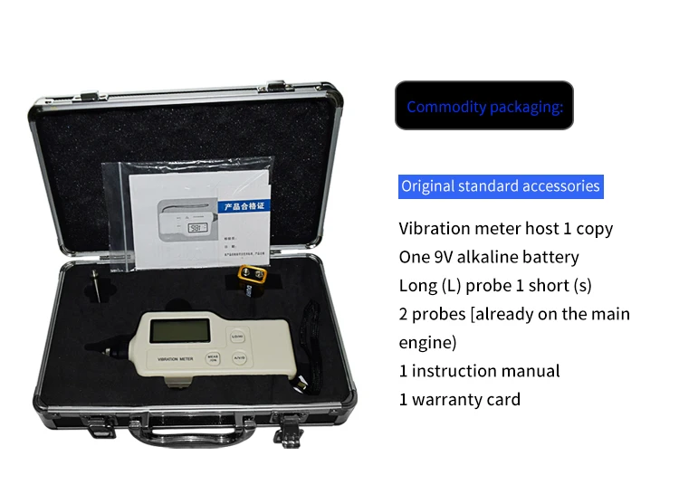 Em63a Portable Digital Display Vibrometer - Buy Portable Digital ...