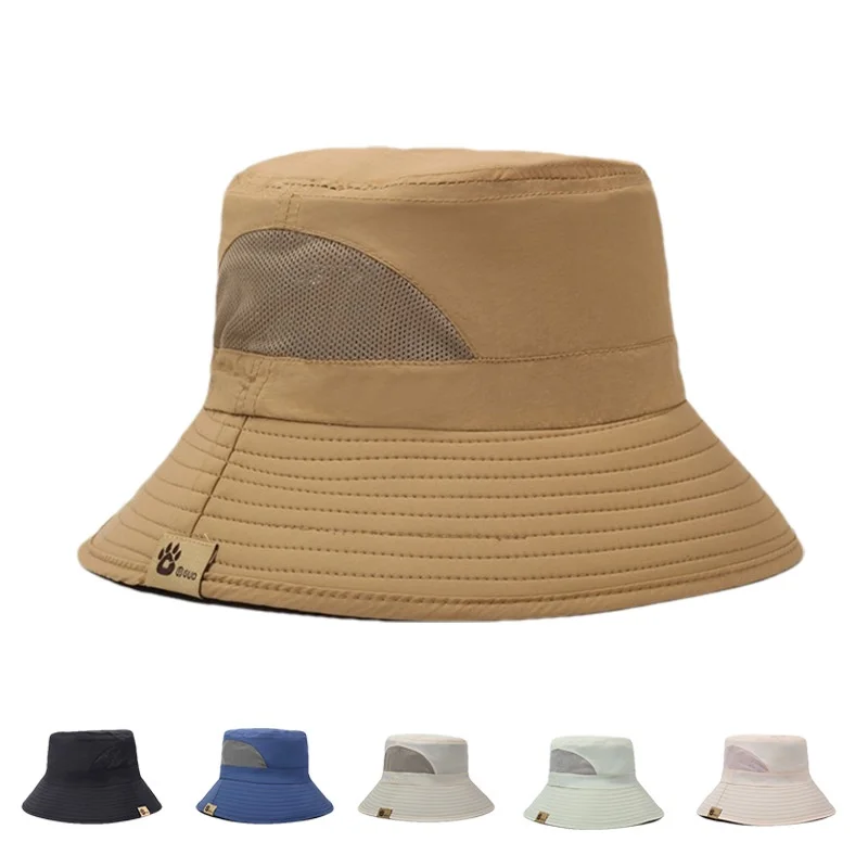 Cappello da pesca a righe per escursioni al sole e outdoor_voghion.com