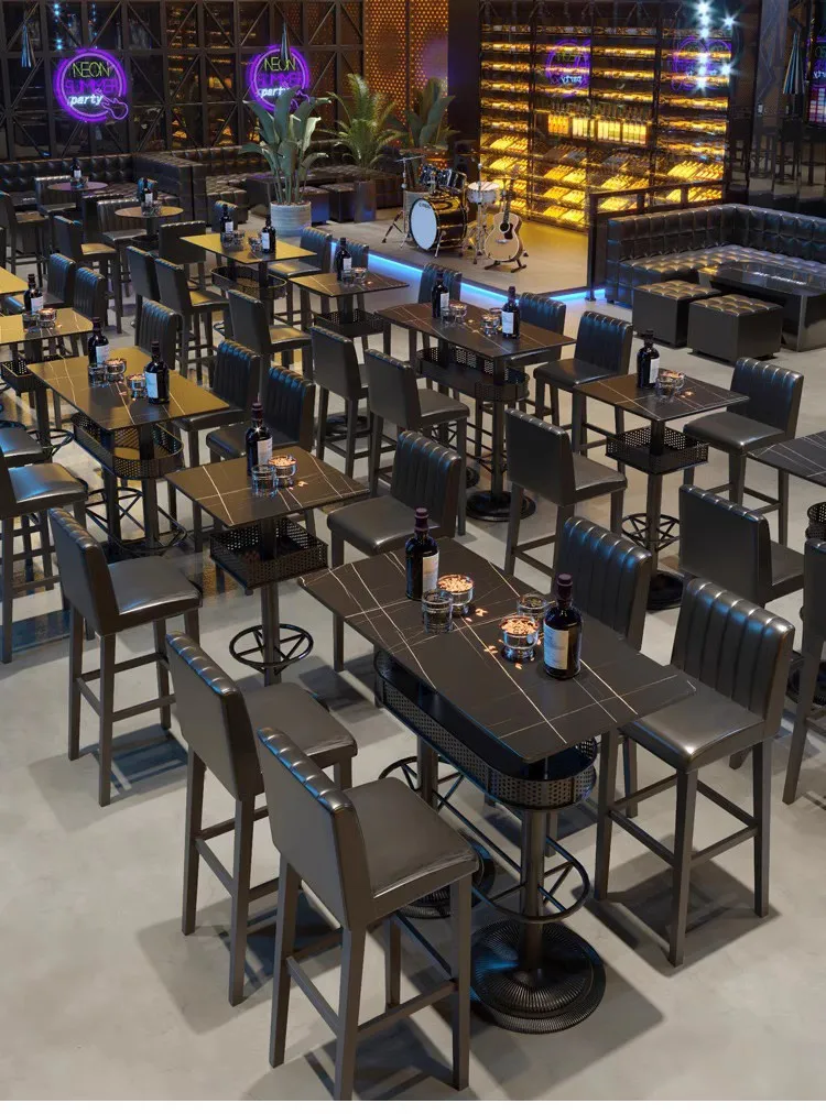 Customized High Table Retro Industrial Style Bar Livehouse Table And