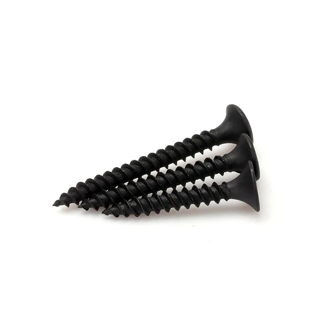 Manufacturer wholesale black countersunk head self-tapping screws cement wallboard nails flat head screws gypsum board Nail
