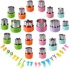 Color optional - 40-piece fruit cutting die