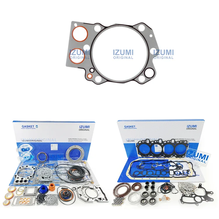 IZUMI ORIGINAL 6D170 S6D170 Cylinder Head Gasket 6162-13-1812 6162-17-1811 6162-13-1811 Full Gasket Repair Kit for KOMATSU