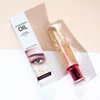 Gold foil eyelash brow care oil