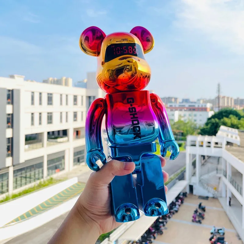 2022 New Listing Violent Bear Models Toys Artificial Resin Cartoon Decoration Crafts Bear Brick Toy Ornament