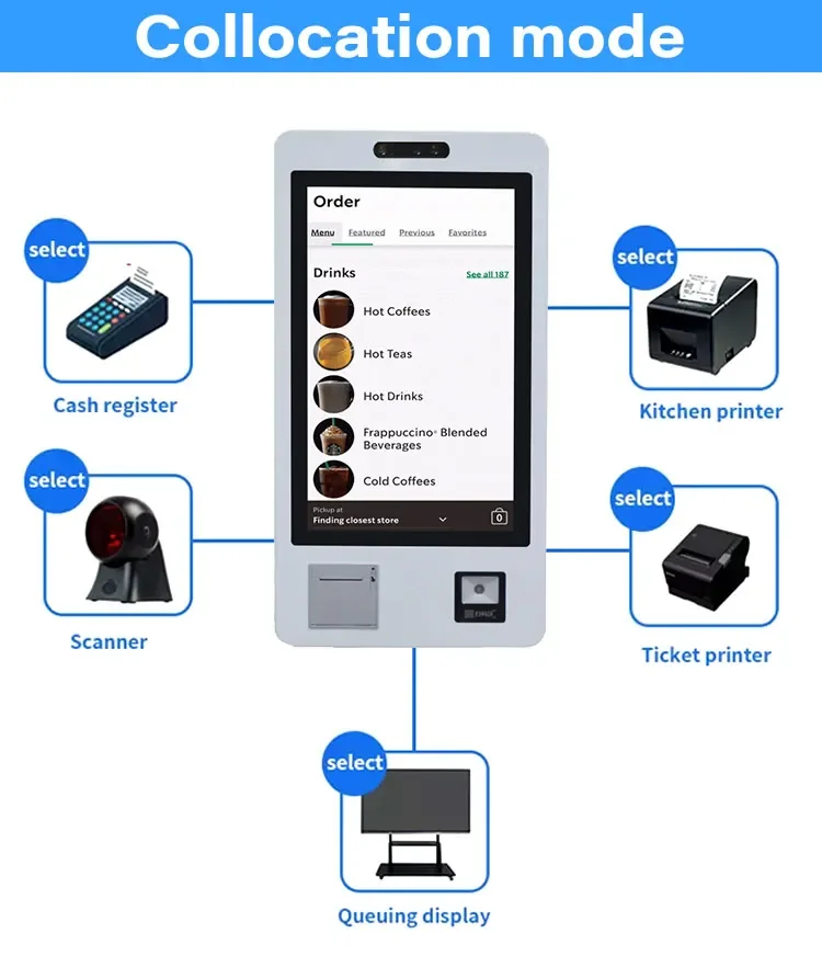 Self Service Payment Kiosk With Cash Validator