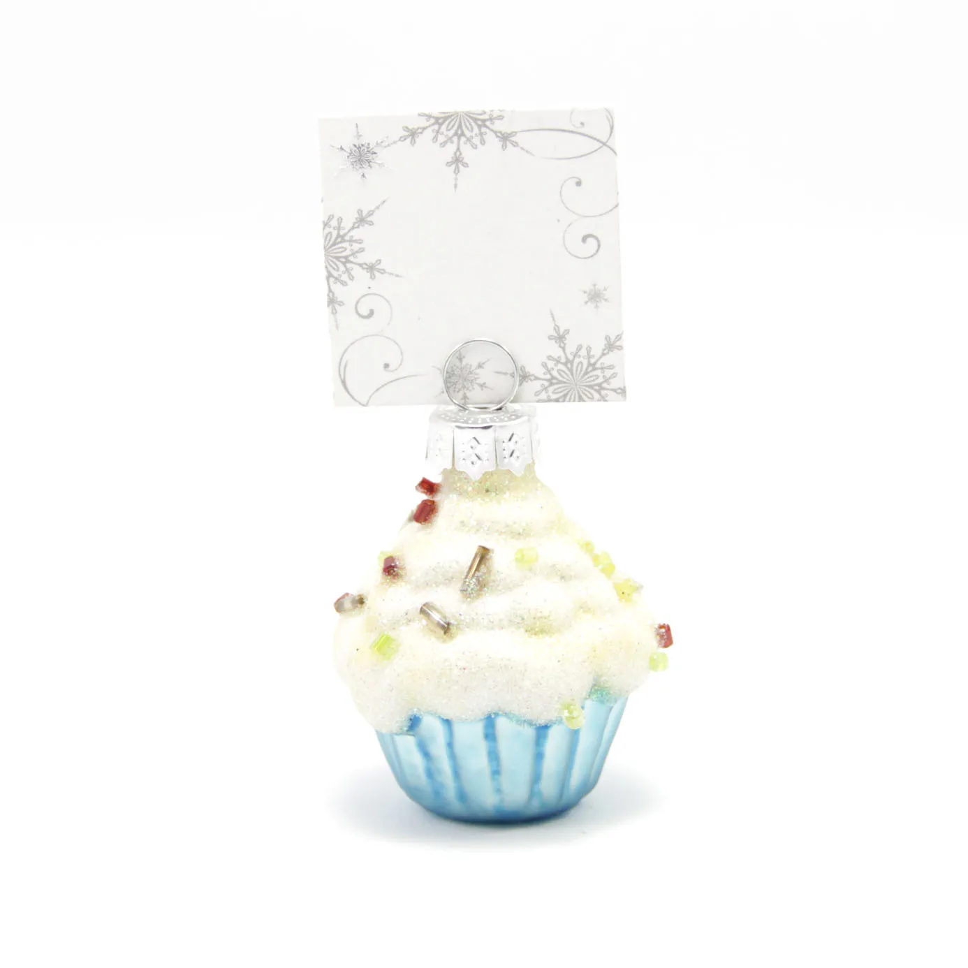 Wholesale Christmas Ornaments Cake Shape Glass Place Card Holder Buy