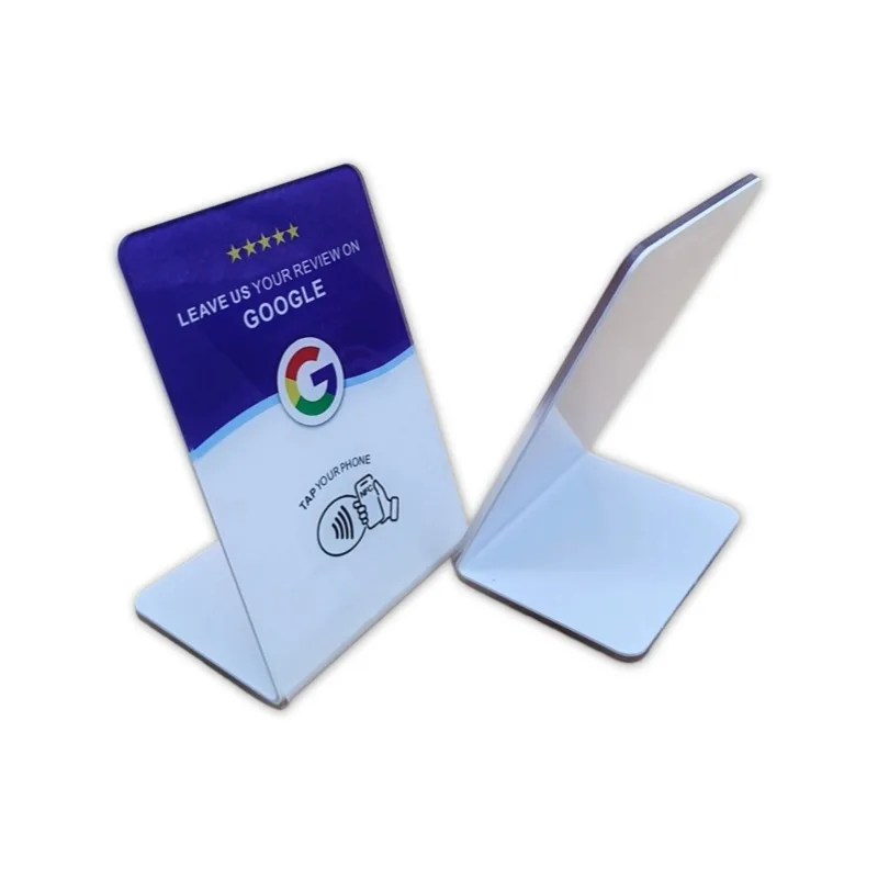 PVC Waterproof NFC Table Stickers with NTAG213 Chip Customizable Size ...
