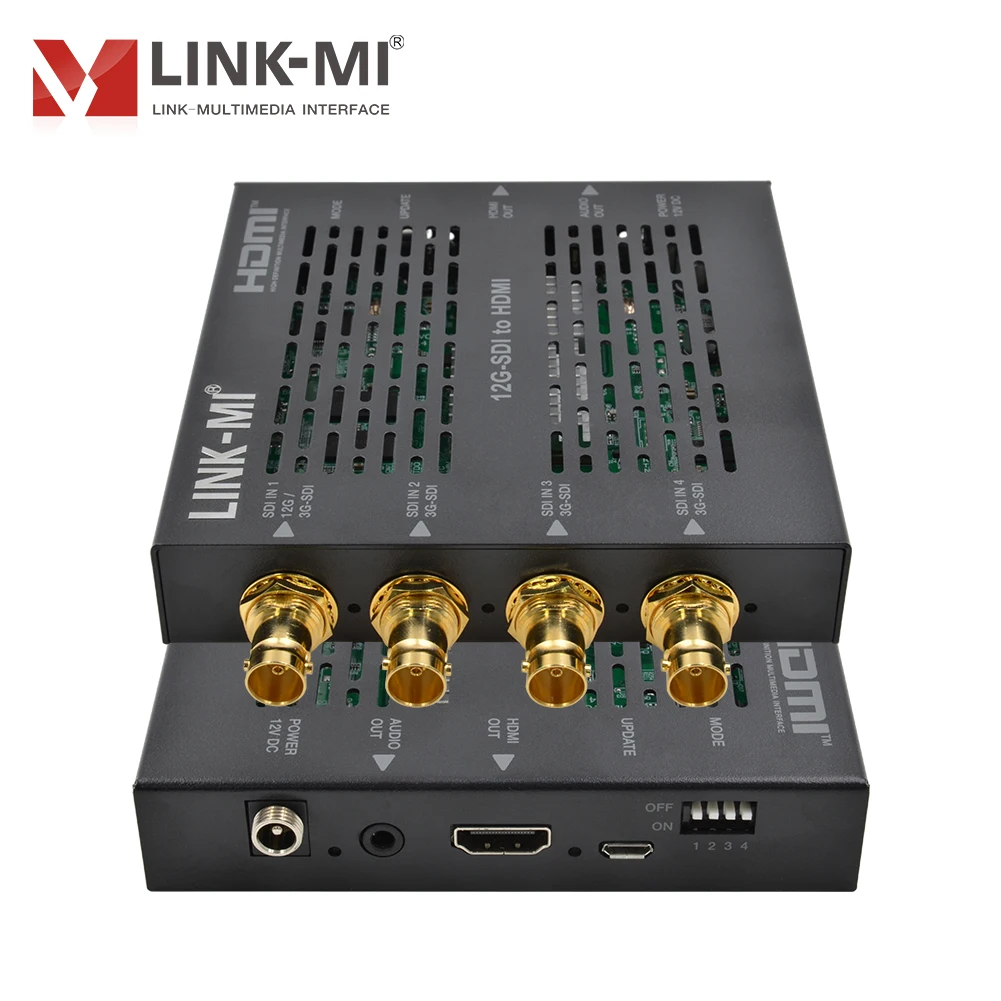 LINK-MI 12G-SDI to HDMI Converter - 4k2k@60hz, 18gbps