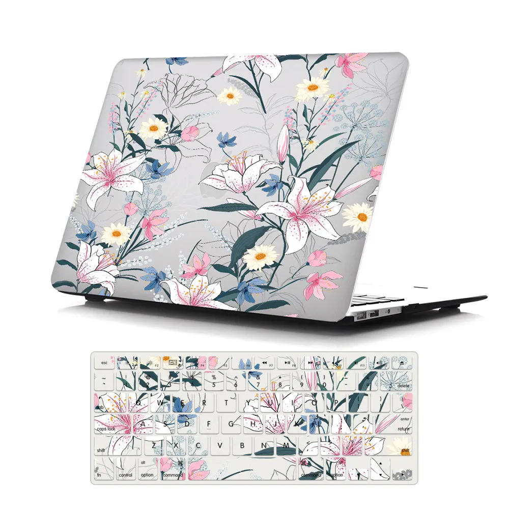 Colorful Painting Computer Cases For Macbook Air 13.3 with Touch Bar Hard Laptop Covers For Macbook 13.3 Pro 2020 Retina