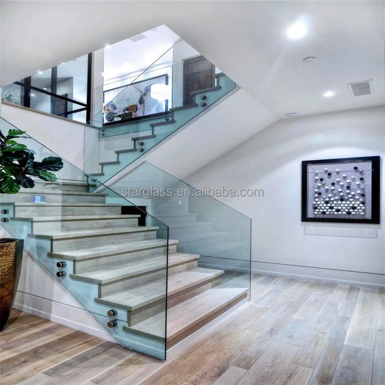 product wholesale 8mm 10mm 12mm tempered glass buildings outdoor staircase bathroom high strength clear float toughened safety glass-7