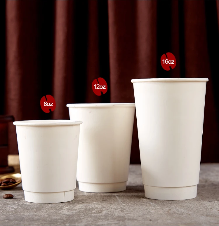 12 Oz Double Walled Coffee Cups and Lids – Zhejiang Paper Cups