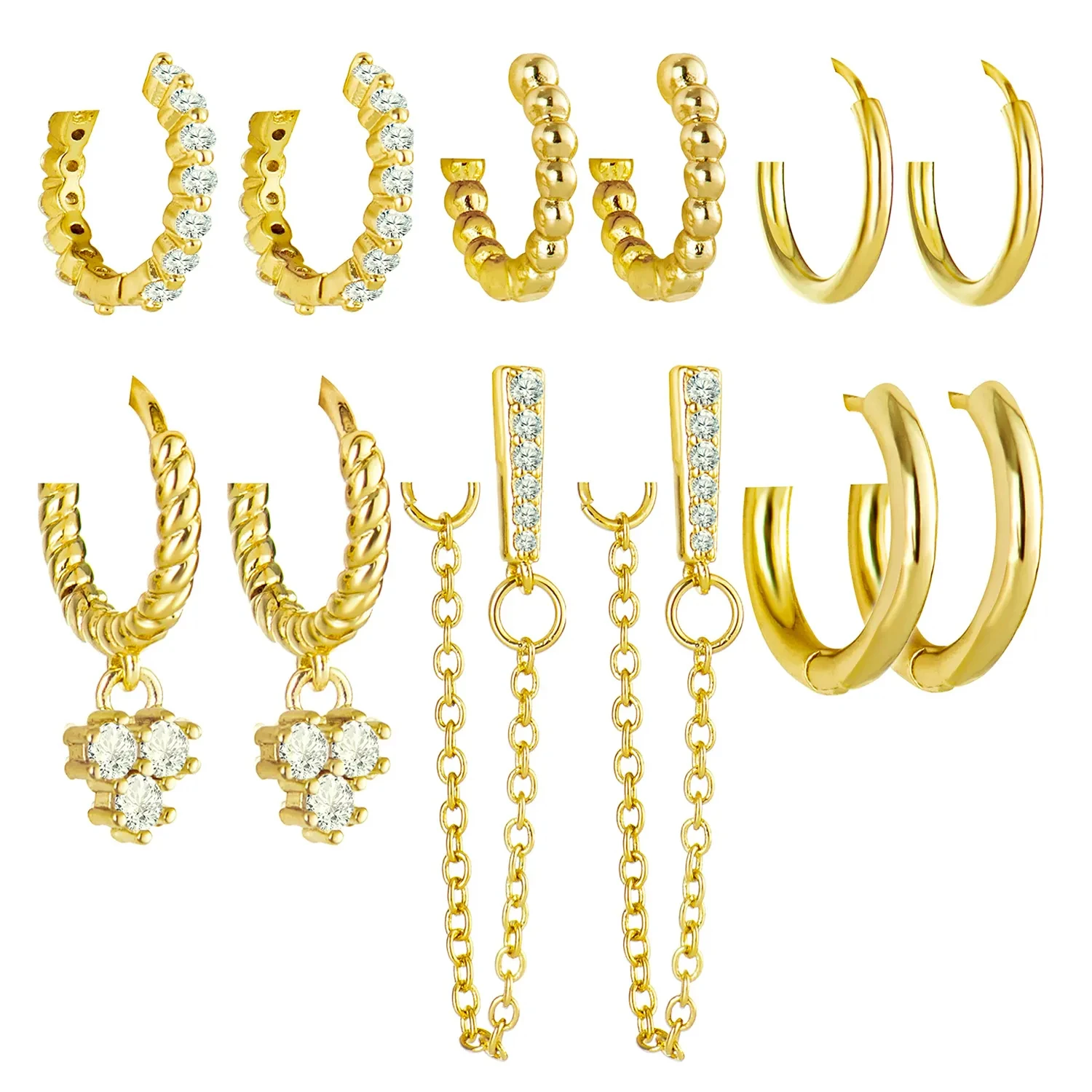 Hypoallergenic Jewelry 316l Stainless Steel 18k Pvd Gold Plated Hoop